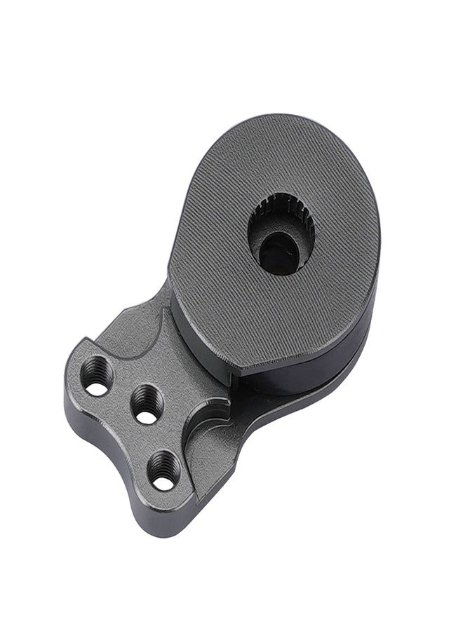 DJX Aluminum 25T Servo Saver 3 Holes Adjustable Hi-Torque Servo Horn for 1/8 1/10 Remote Control Car Boat (Titanium) - Image 4